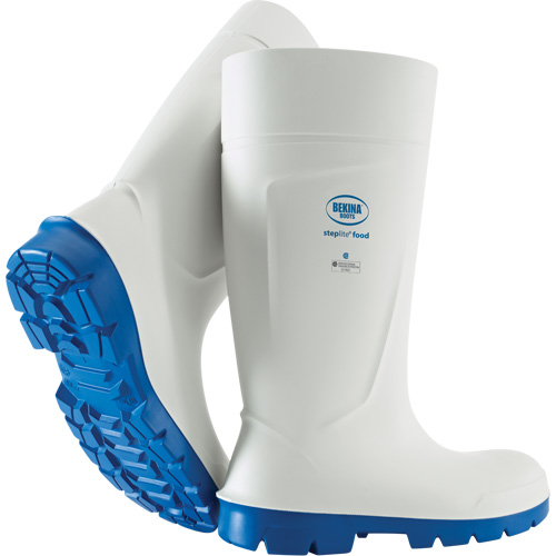 Bottes de s&eacute;curit&eacute; Bekina Steplite pour lhygi&egrave;ne et la s&eacute;curit&eacute; alimentaire, Polyur&eacute;thane, Embout Acier, Pointure 4 Trail Hammer and Bolt