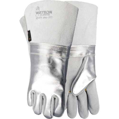 Gants de soudage 1034A, Cuir de vache refendu, Taille 9 Trail Hammer and Bolt