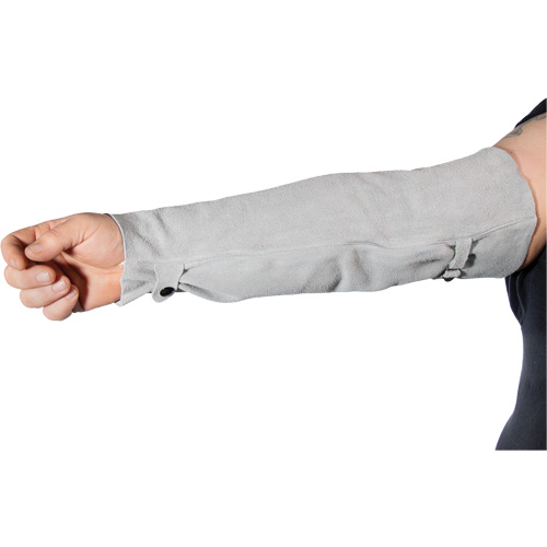 Welder's Heat Resistant Sleeves, 18" L, Pearl Grey Trail Hammer and Bolt