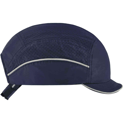 Skullerz&reg; 8955 Lightweight Bump Cap Hat, Navy Blue Trail Hammer and Bolt