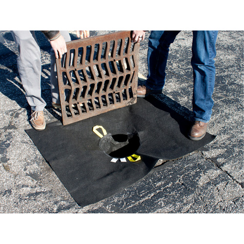Storm Sentinel&reg; Catch Basin Insert, Oil & Sediment, 48" L x 36" W Trail Hammer and Bolt