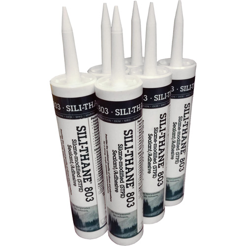 Sili-Thane&reg; 803 Sealant Cartridges, Paste, 10.3 oz. Trail Hammer and Bolt