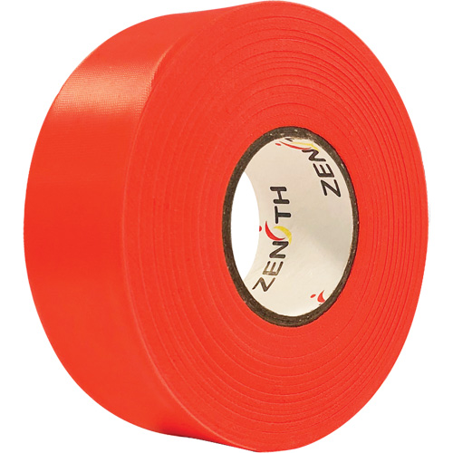 Flagging Tape, 1.1875" W x 164' L, Fluorescent Orange Trail Hammer and Bolt