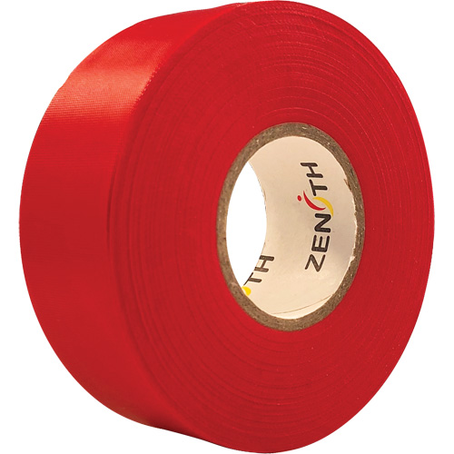 Flagging Tape, 1.1875" W x 164' L, Red Trail Hammer and Bolt