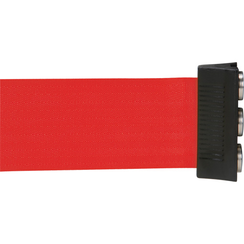 Magnetic Tape Cassette for Build-Your-Own Crowd Control Barrier, 12', Red Tape Trail Hammer and Bolt