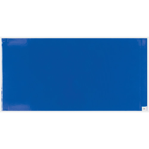 Peel-Away Cleanroom Mats & Frame Kit, 1.57 mils Thick, 24" W, 3-3/4' L x Blue Trail Hammer and Bolt