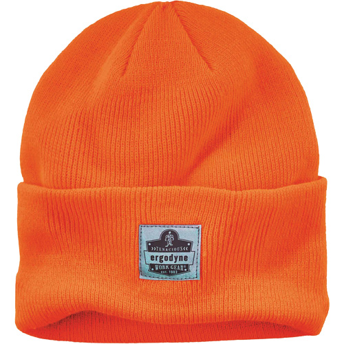 N-Ferno&reg; Rib Knit Beanie Hat, One Size, Orange Trail Hammer and Bolt