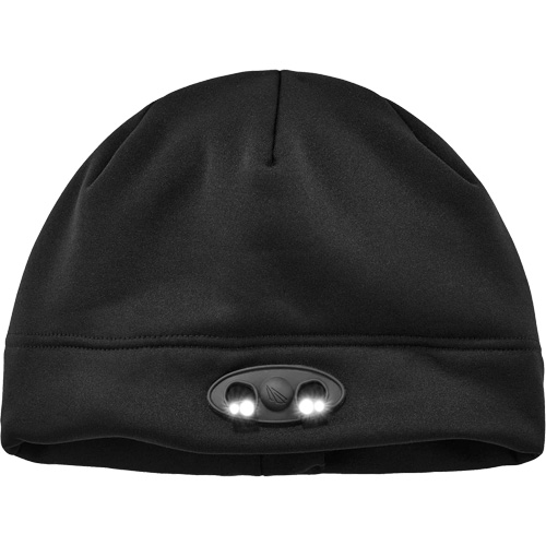 N-Ferno&reg; Skull Cap Beanie Hat with LED Lights, One Size, Orange Trail Hammer and Bolt