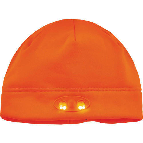 N-Ferno&reg; Skull Cap Beanie Hat with LED Lights, One Size, Black Trail Hammer and Bolt