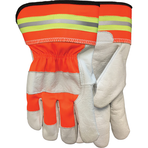 Gants d'ajusteur Flashback, Grand, Paume en Cuir fleur de buffle Trail Hammer and Bolt