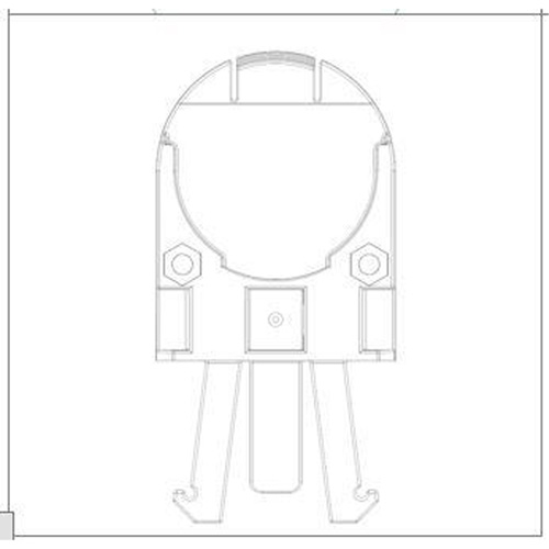 Adaptateur de casque de s&eacute;curit&eacute; pour serre-t&ecirc;tes VeriShield de Howard Leight Trail Hammer and Bolt