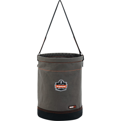 Arsenal&reg; 5930 Web Handle Hoist Bucket, Canvas, 12.5" Dia. x 17" H, 150 lbs. Load Rating Trail Hammer and Bolt