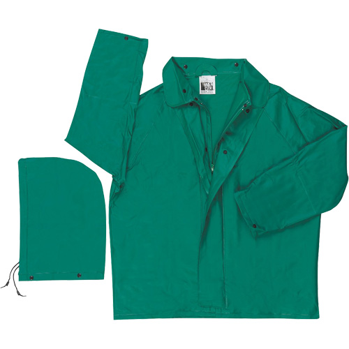 Imperm&eacute;able avec limite dinflammabilit&eacute; Dominator, Polyester/PVC, Grand, Vert Trail Hammer and Bolt