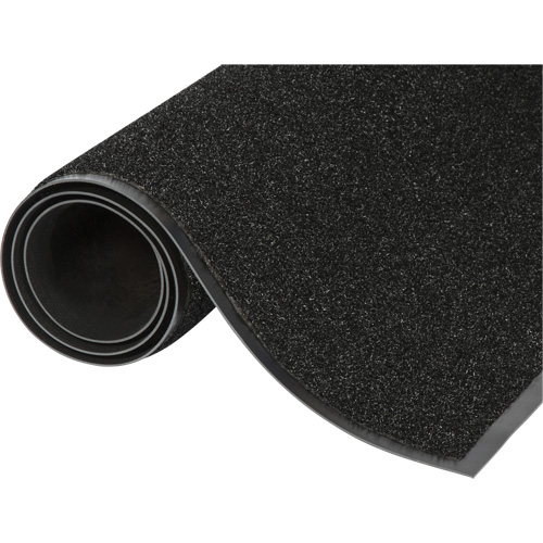 Tapis d'accueil Jasper, Essuie-pieds/grattoir, 2' x 3' x 5/16", Noir Trail Hammer and Bolt