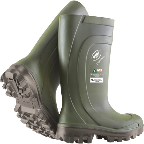 Bottes de s&eacute;curit&eacute; isol&eacute;es Thermolite, Polyur&eacute;thane, Embout Composite, Pointure 6, Semelle R&eacute;sistant aux perforations Trail Hammer and Bolt