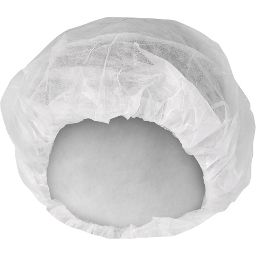 Bonnets bouffants &agrave; usage l&eacute;ger KleenGuard A10, SMMMS, 21", Blanc Trail Hammer and Bolt