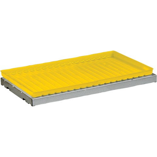 SpillSlope&reg; Safety Cabinet Shelf with Tray Trail Hammer and Bolt