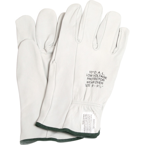 Leather Protector Gloves, Size 8, 10" L Trail Hammer and Bolt
