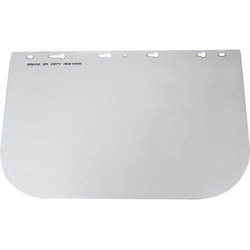 390 Series Replacement Faceshield, Acetate, Clear Tint Trail Hammer and Bolt