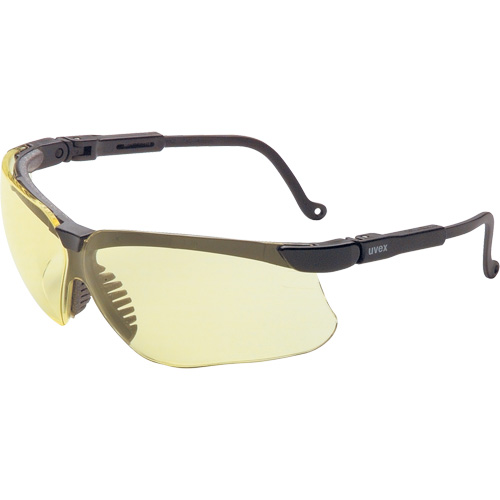 Lunettes de s&eacute;curit&eacute; Uvex HydroShield Genesis, Lentille Ambr&eacute;e, Antibu&eacute;e/Anti-&eacute;gratignures, ANSI Z87+/R&eacute;pond ou surpasse la norme CSA Z94.3 Trail Hammer and Bolt