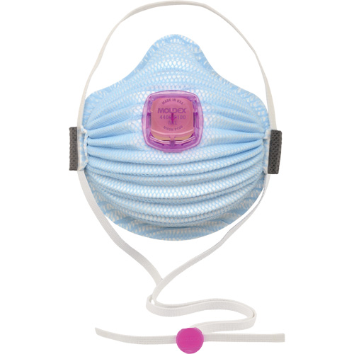 Respirateur de la s&eacute;rie AirWave 4400 avec Smartstrap et garniture d'&eacute;tanch&eacute;it&eacute; int&eacute;grale en mousse, P100, Certifi&eacute; NIOSH, Moyen/grand Trail Hammer and Bolt