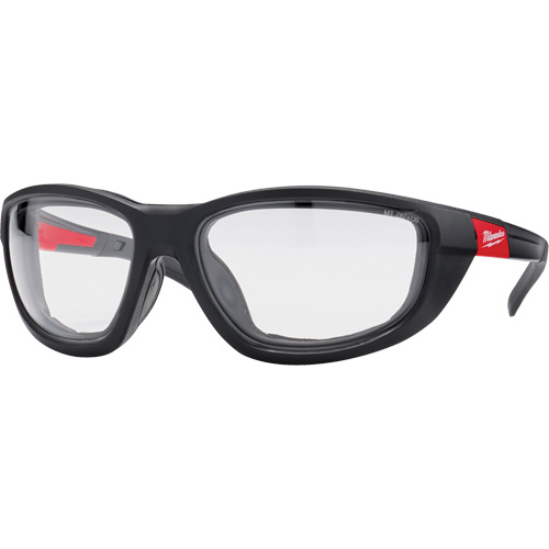 Lunettes de s&eacute;curit&eacute; performantes avec joint, Lentille Transparent, Antibu&eacute;e/Anti-&eacute;gratignures, ANSI Z87+/R&eacute;pond ou surpasse la norme CSA Z94.3 Trail Hammer and Bolt
