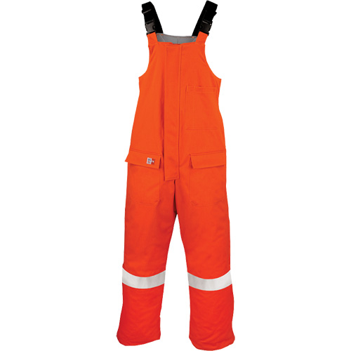 Salopette dhiver &agrave; doublure matelass&eacute;e AllOut Westex UltraSoft, Petit, Orange haute visibilit&eacute; Trail Hammer and Bolt