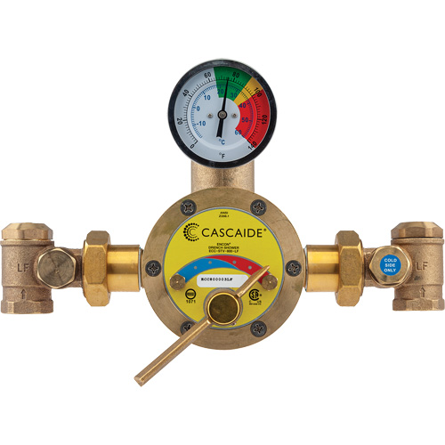 Mixing Valve for Exposed Assembly of Drench or Combination Emergency Shower, 56 GPM Trail Hammer and Bolt