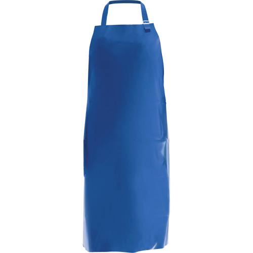 Endurosaf Bib Apron, Polyurethane, 50" L x 34" W, Blue Trail Hammer and Bolt