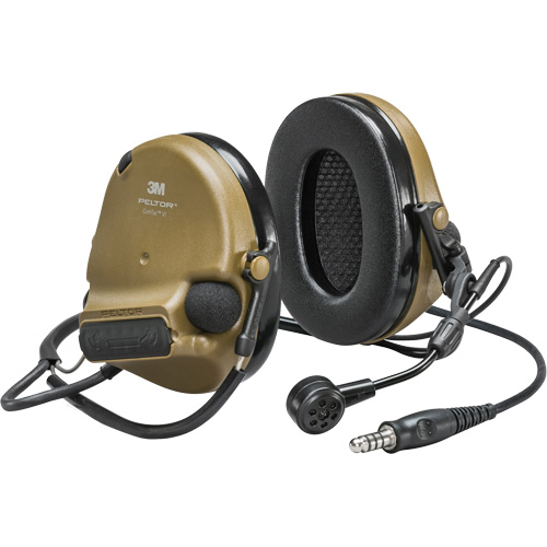 Peltor ComTac VI NIB Single Lead Headset, Neckband Style, 22 dB Trail Hammer and Bolt