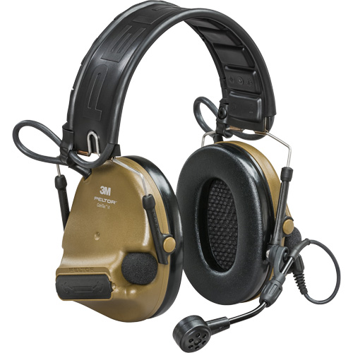 Casque VI NIB avec rail arc Peltor ComTac, Style Bandeau, 23 dB Trail Hammer and Bolt
