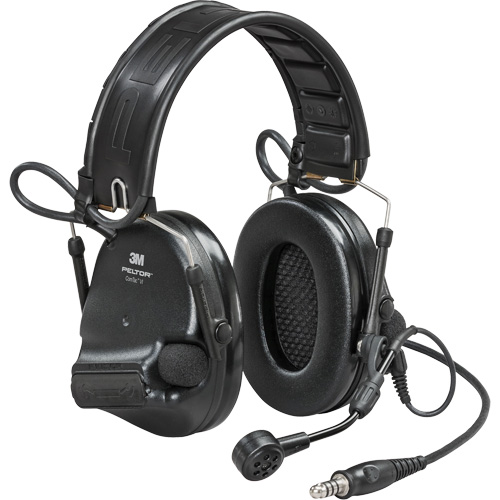 Peltor ComTac VI NIB Single Lead Headset with Arc, Headband Style, 23 dB Trail Hammer and Bolt