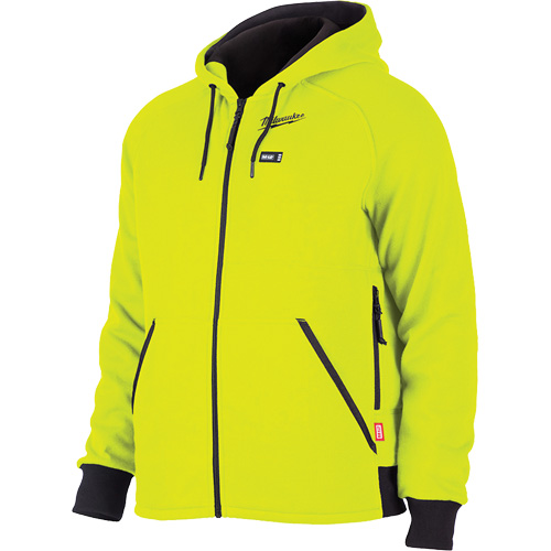 M12 High-Visibility  Heated Hoodie, Men's, X-Large, Polyester Trail Hammer and Bolt