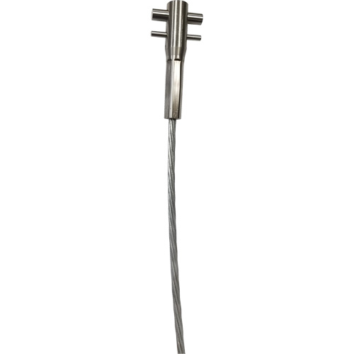 Lad-Saf 30' Swaged Cable Trail Hammer and Bolt