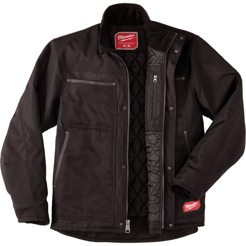 Blouson classique GridIron, Hommes, Petit, Noir Trail Hammer and Bolt
