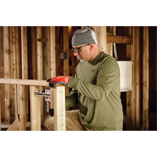 T-shirt de travail hybride, Hommes, Petit, Vert Trail Hammer and Bolt