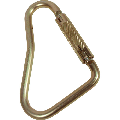 Mousqueton en D d&eacute;cal&eacute;, Acier, Capacit&eacute; 5000 lb Trail Hammer and Bolt