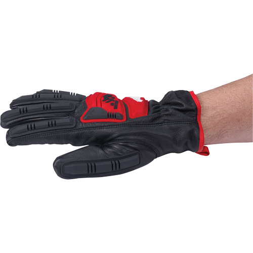 Gants en peau de ch&egrave;vre Impact, Petit, Paume en Cuir fleur Trail Hammer and Bolt