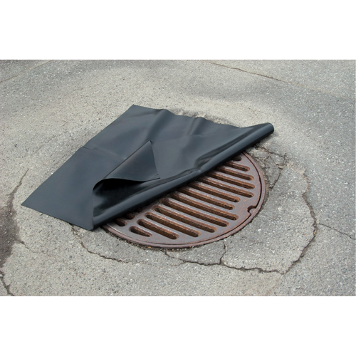 Neoprene Drain Covers, Square, 36" L x 36" W Trail Hammer and Bolt