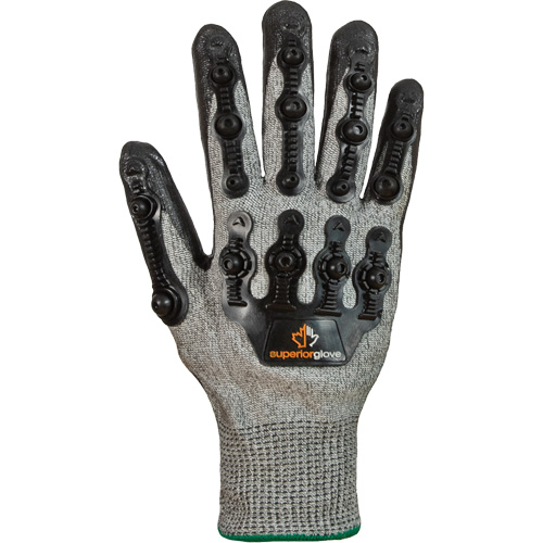 TenActiv STXFNVB Impact Gloves, Medium, Synthetic Palm, Knit Wrist Cuff Trail Hammer and Bolt