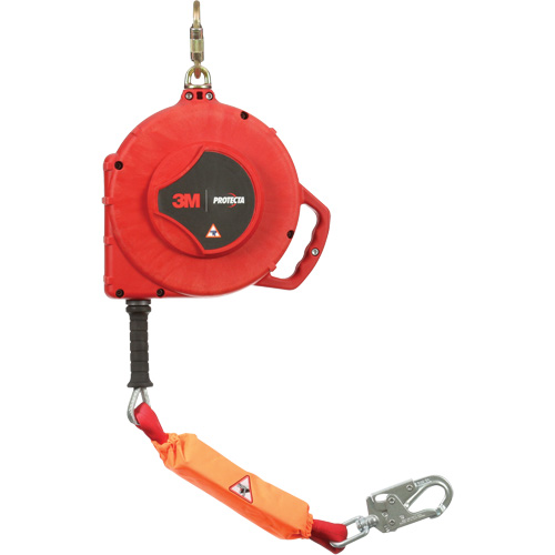 Cordage de s&eacute;curit&eacute; autor&eacute;tractable Rebel, 50', Acier galvanis&eacute;, Pivotant Trail Hammer and Bolt
