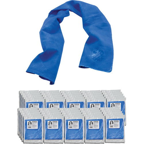 Chill-Its 6602 Evaporative Cooling Towel, Blue Trail Hammer and Bolt