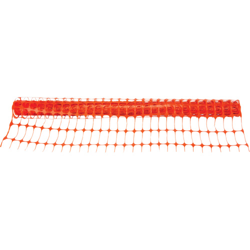 Snow Fence, 50' L x 4' W, Orange Trail Hammer and Bolt