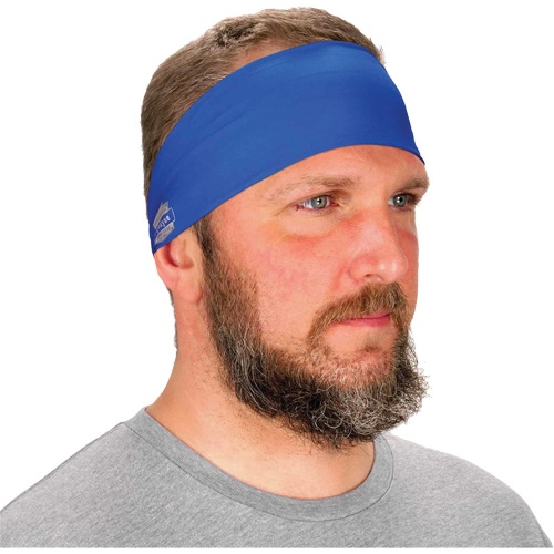Chill-Its 6634 Cooling Headband, Blue Trail Hammer and Bolt