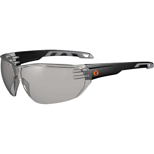 Skullerz VALI Frameless Safety Glasses, Indoor/Outdoor Lens, Anti-Fog/Anti-Scratch, ANSI Z87+/Meets/Exceeds CSA Z94.3 Trail Hammer and Bolt