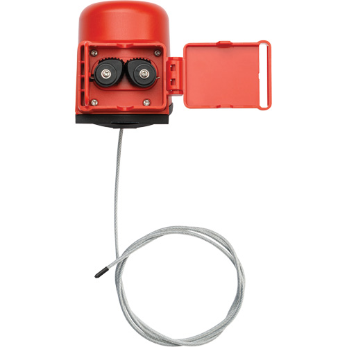 No-Handle Valve Lockout with Cable, Ball/Gate Type Trail Hammer and Bolt