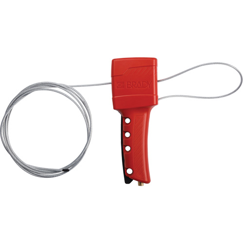 Verrou de c&acirc;ble tout usage enduit de PVC, Longueur de 8' Trail Hammer and Bolt