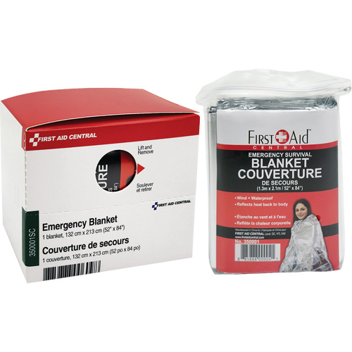 Recharge de couverture d'urgence SmartCompliance, PETP Trail Hammer and Bolt