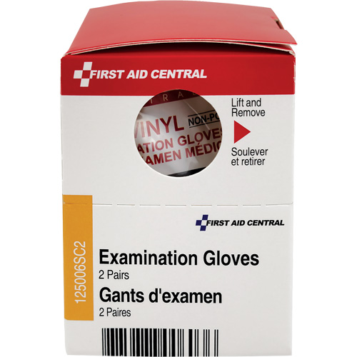 Recharge de gants d'examen SmartCompliance, Vinyle, Sans poudre, Transparent, Classe 2 Trail Hammer and Bolt