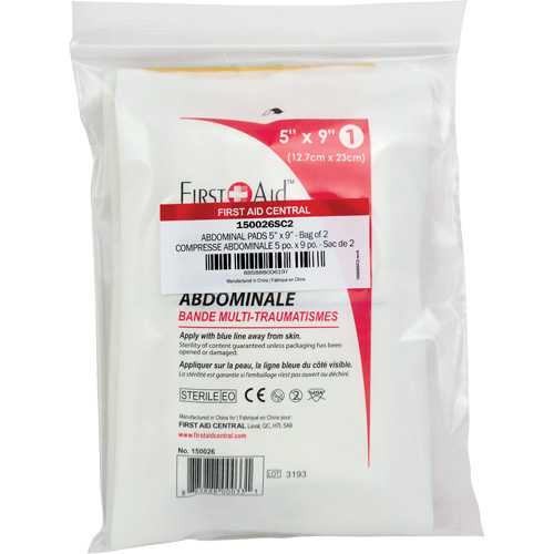 SmartCompliance&reg; Refill Abdominal Trauma Pads Trail Hammer and Bolt